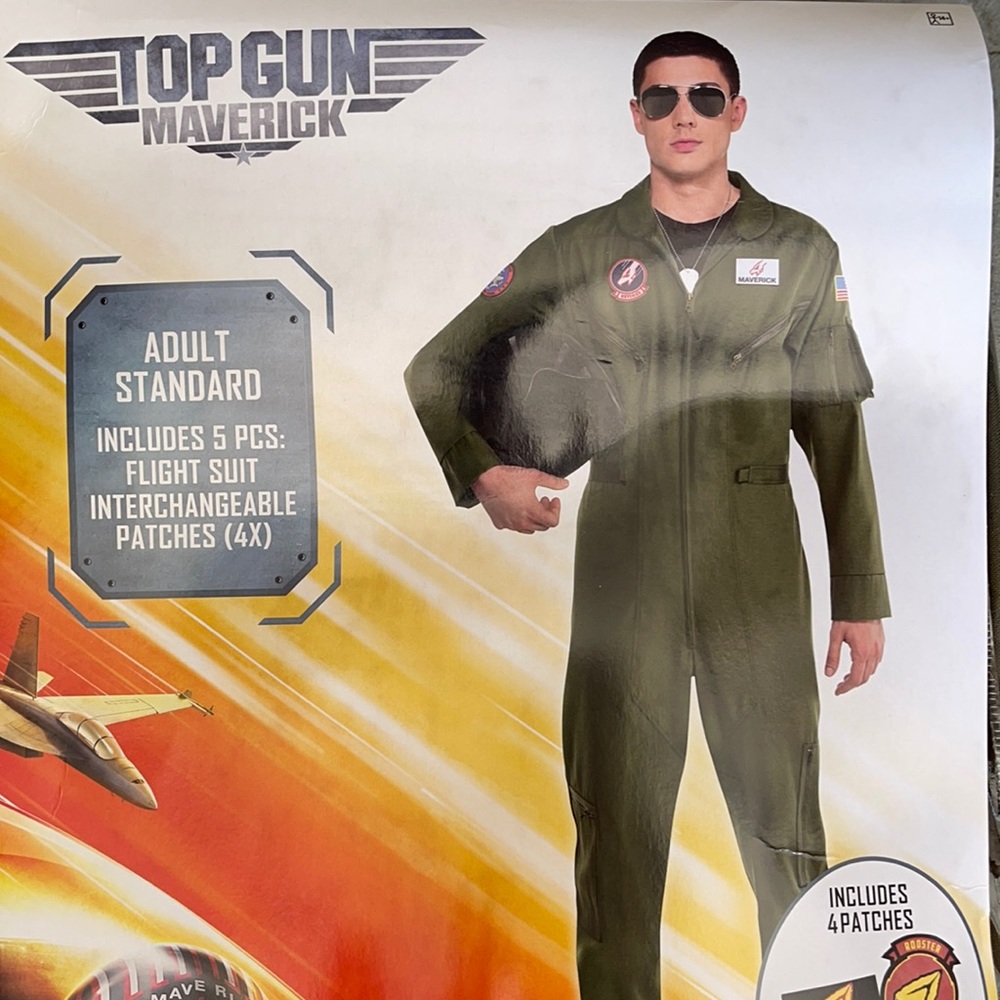 Top Gun 2: Maverick Adult Flight Suit! New!